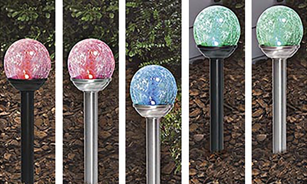 Aldi Gardenline solar lights