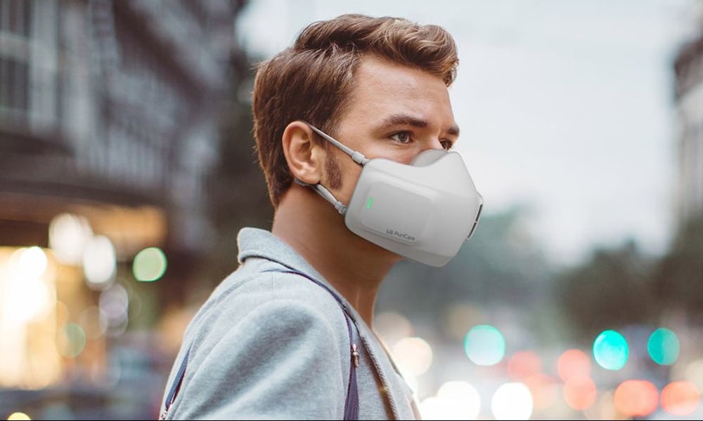 LG face mask puricare
