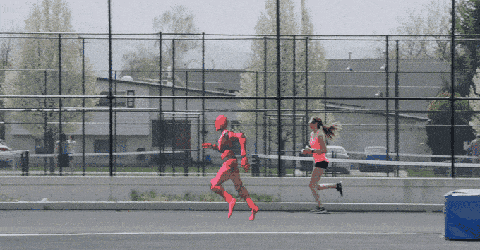 Ghost Pacer hologram workout