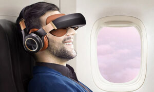 wearable virtual cinema headset