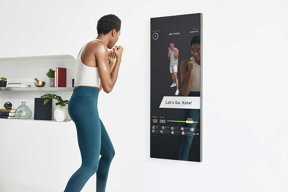 Mirror workout device